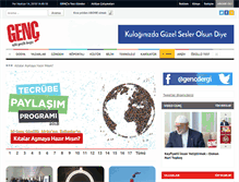 Tablet Screenshot of gencdergisi.com